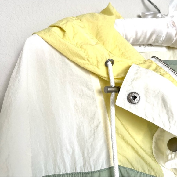 ASTR the Label Sawyer Color Block Windbreaker Pastel Size Small Sporty Tennis - Picture 5 of 16